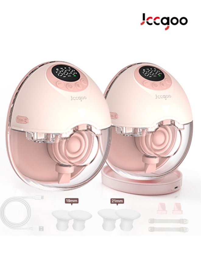 جي سي سي جوو جونيس مضخة ثدي, شفاط حليب الثديمضخة حليب كهربائية بتعقيم بالأشعة فوق البنفسجية (UV)، قاعدة مُسخّنة ومقاومة للغبار، إرشادات صوتية تلقائية، شاشة LED مع 4 أوضاع و12 مستوى، ووظيفة حفظ الإعدادات - Image 1